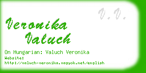 veronika valuch business card